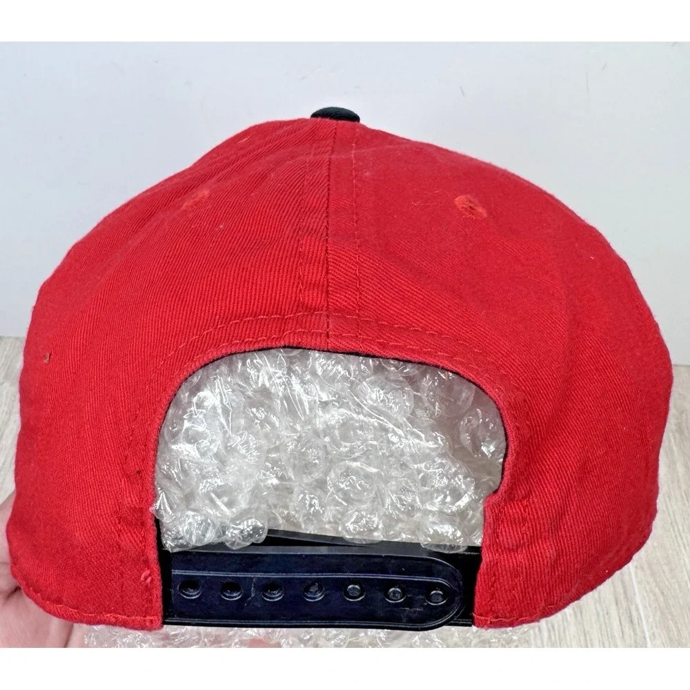 Roblox Snapback Hat Red Youth‎ OSFM Adjustable Flat Brim Character Print Cap